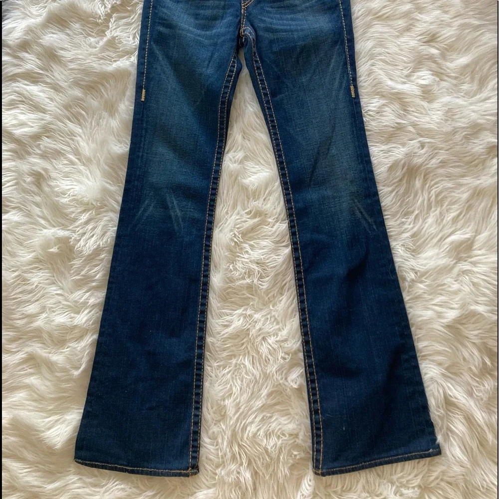 ❤️SOLD❤️True Religion Brand Jeans Dark Wash Bootcut Size 27 EUC - Picture 3 of 9